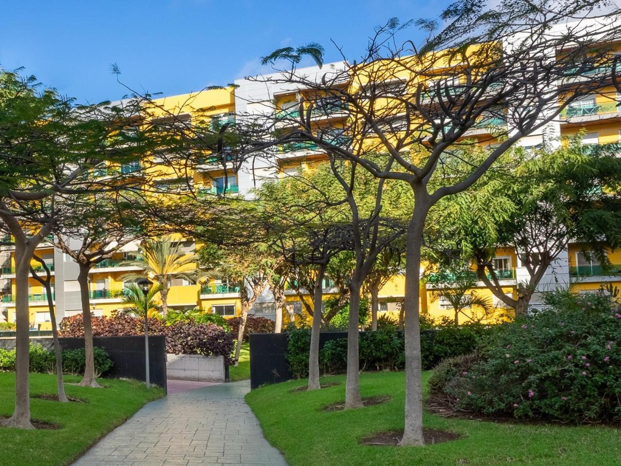 לאס פאלמס דה גראן קנאריה Apartment Abora Garden With Terrace, Pool, Extensive Gardens And Free Parking מראה חיצוני תמונה